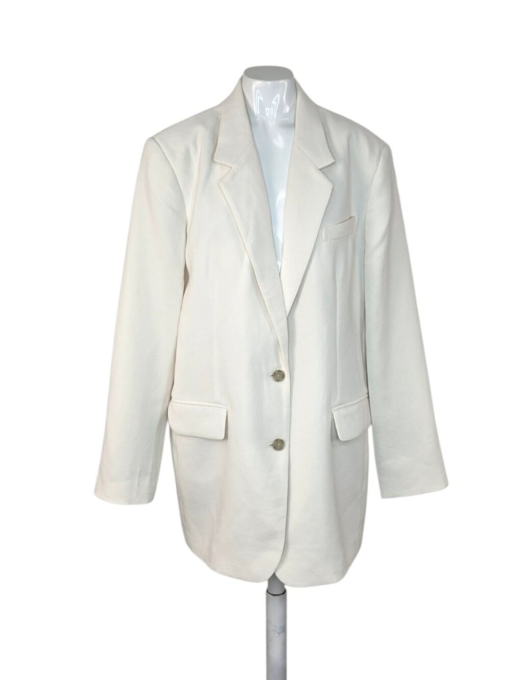 Wilfred Cream Single-Breasted Blazer